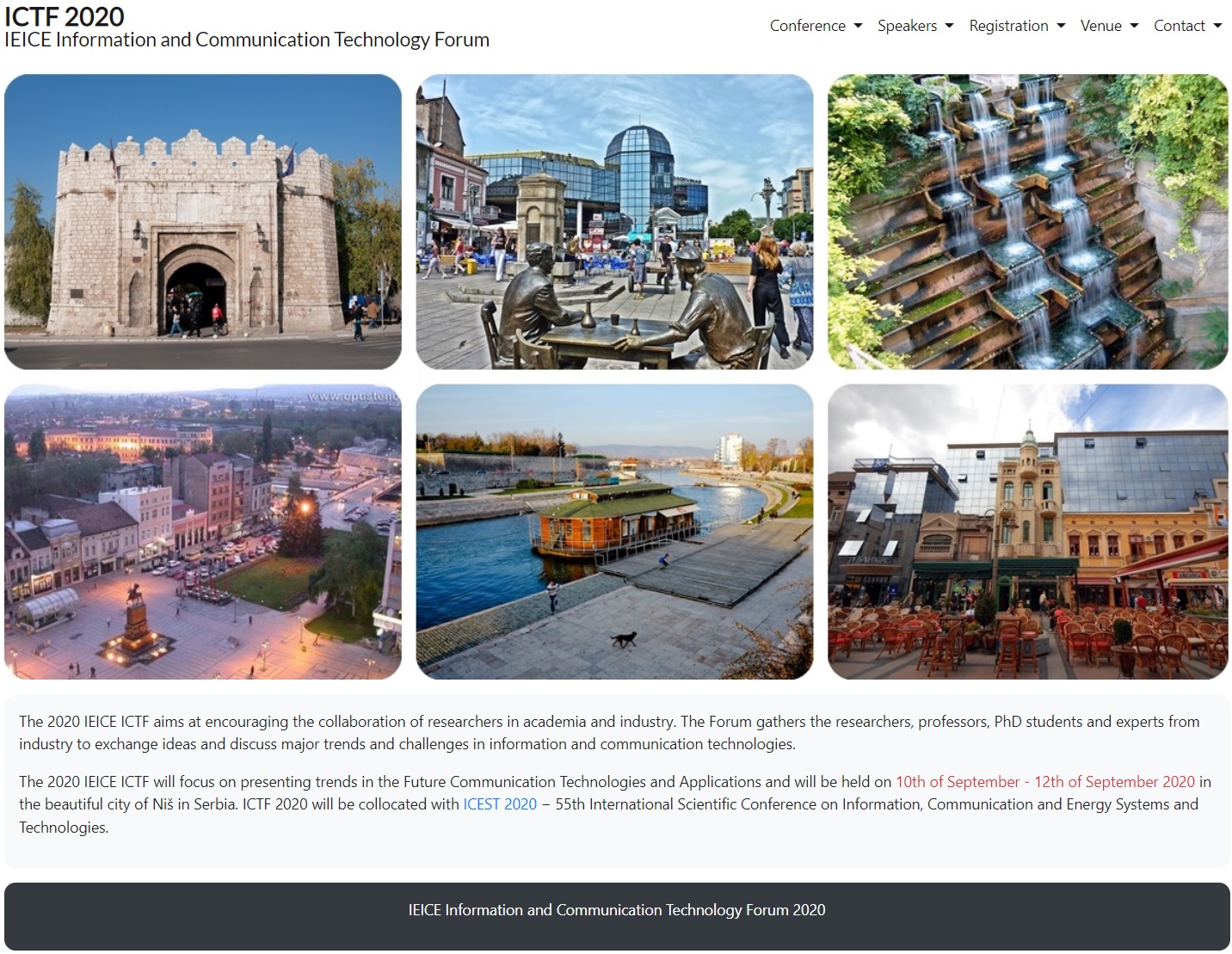 Screenshot of the archive version of the page.