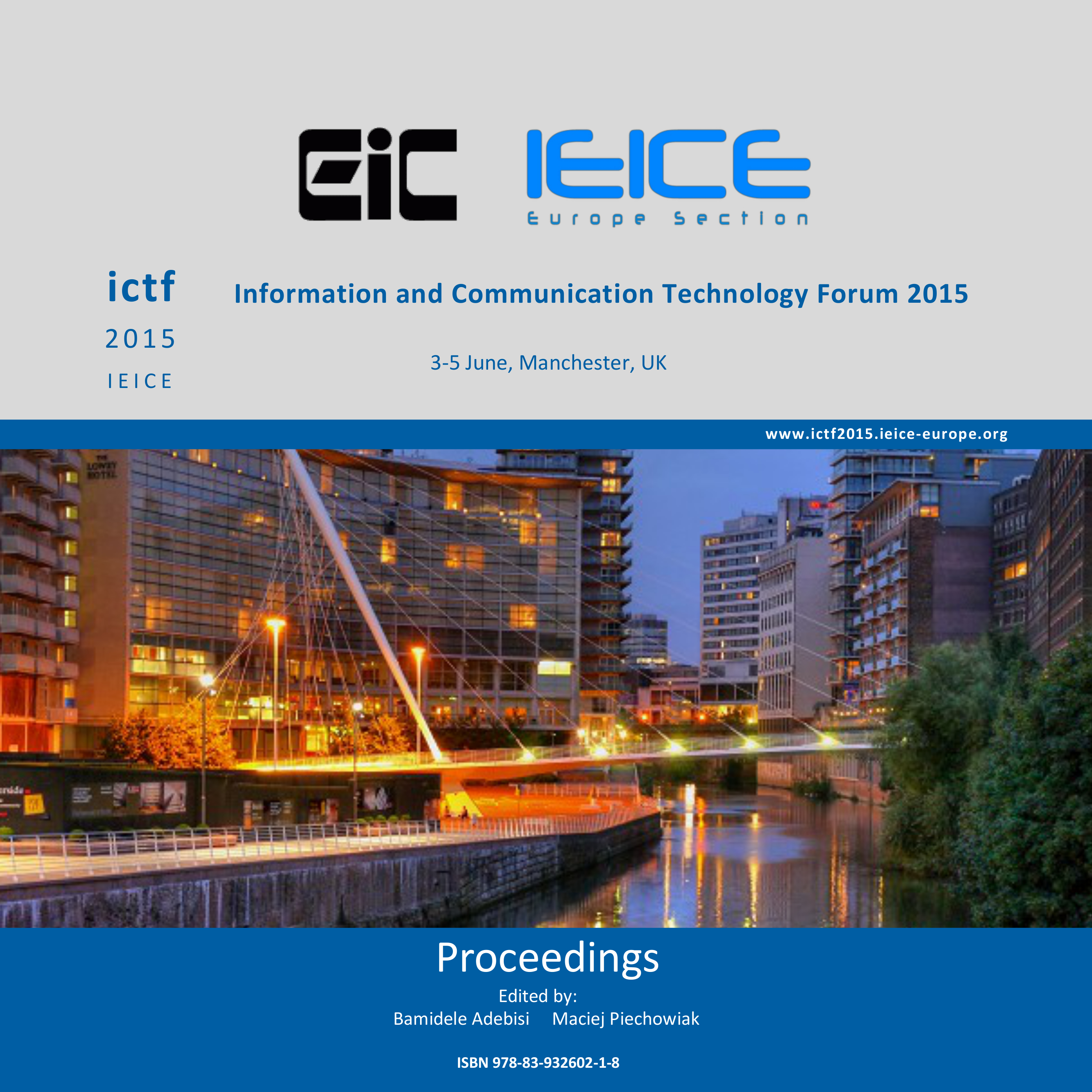 Conference proceedings cover.