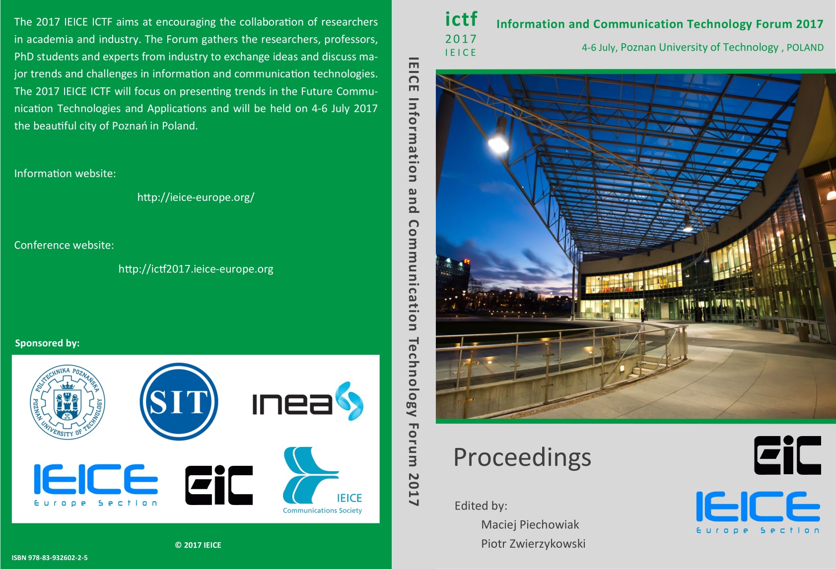 Conference proceedings cover.